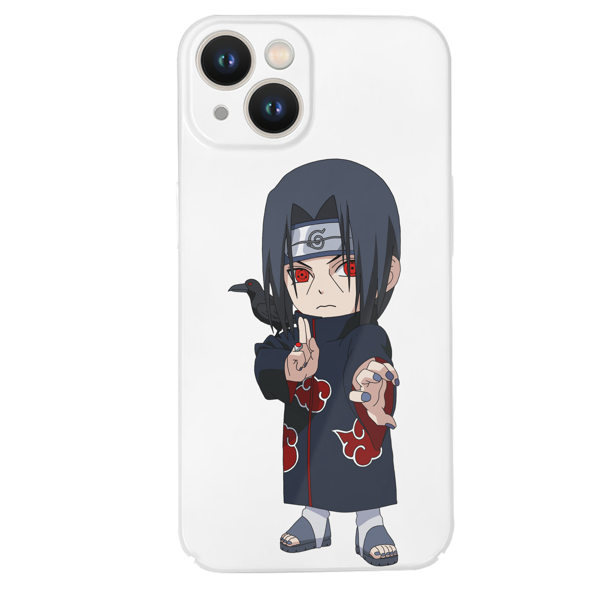 （画像用） NARUTO -ナルト- うちは イタチ Uchiha Itachi 【iPhone 14シリーズ対応】ハードケース
